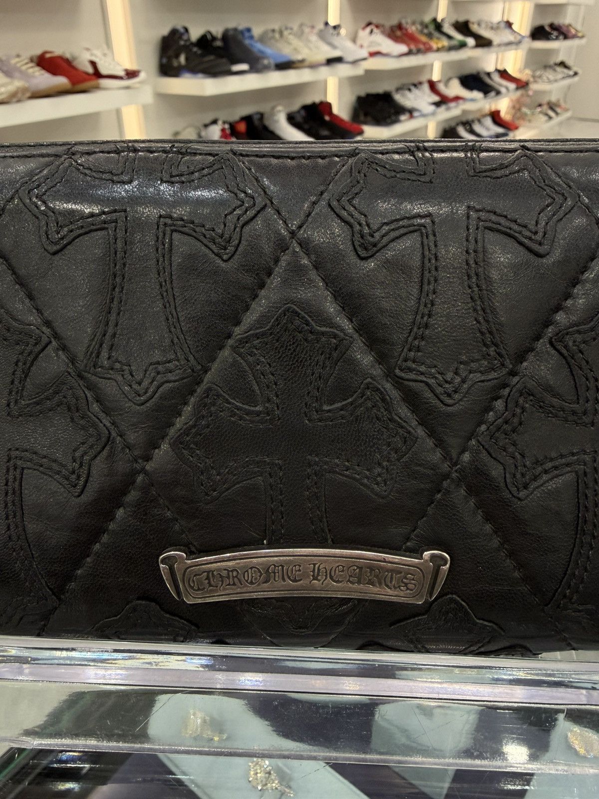 Chrome Hearts Chrome Hearts Cemetery Long Wallet Cross Patches Size ONE SIZE - 3 Thumbnail