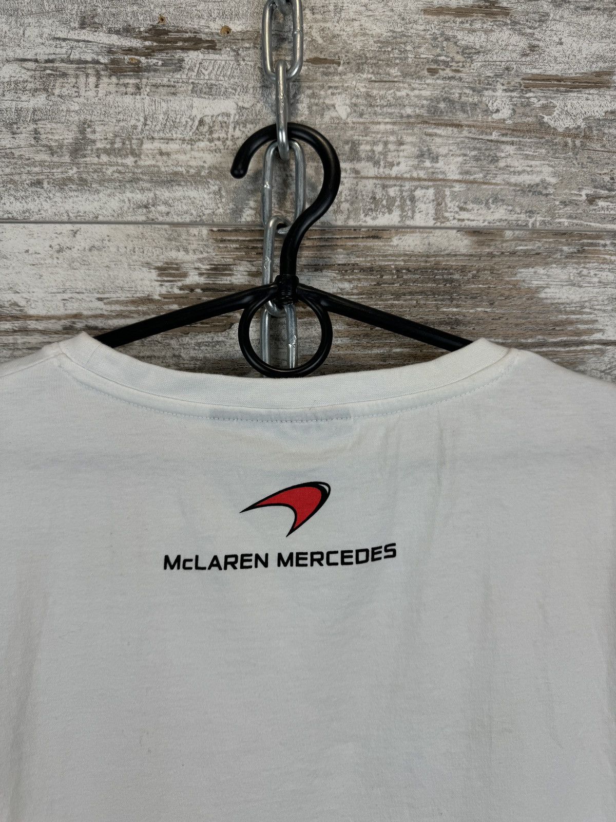 Malcolm McLaren × Mercedes-Benz Mens Vintage Mercedes Team McLaren T-shirt racing tee Size US L / EU 52-54 / 3 - 11 Thumbnail