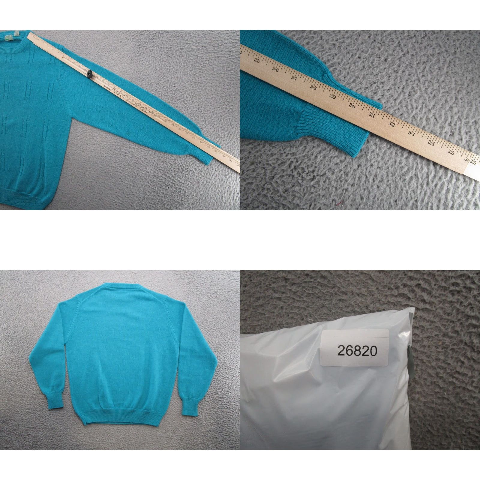 Vintage VINTAGE Pebble Ridge Golf Cable Knit Pullover Blue Sweater Men L Read Size US L / EU 52-54 / 3 - 8 Thumbnail