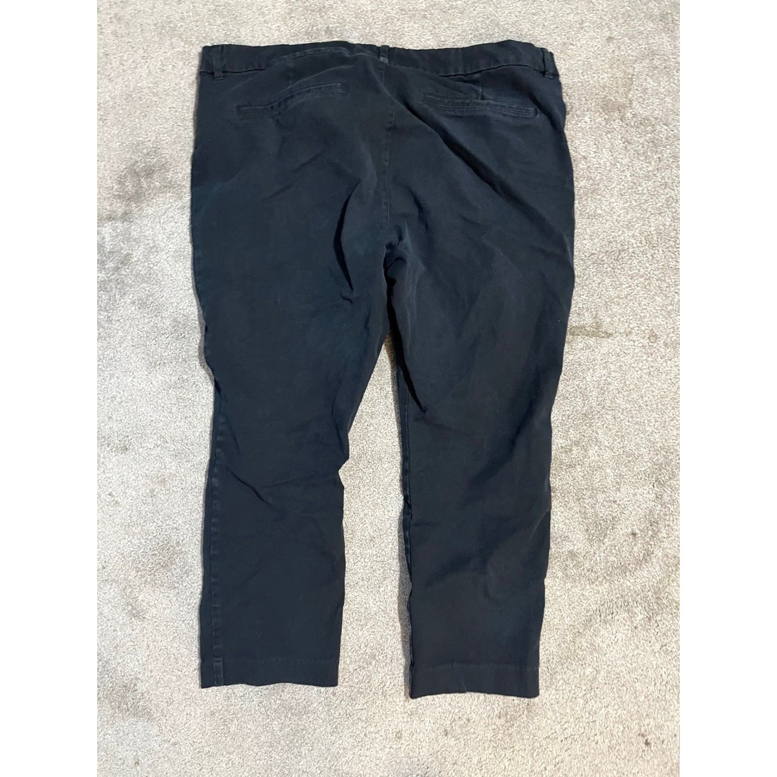 Old Navy VINTAGE Old Navy Black Pixie Skinny High-Rise Ankle Pants Women Size 18 Plus Pockets Cropped 90s? 0 Size 40" / US 18 - 4 Thumbnail