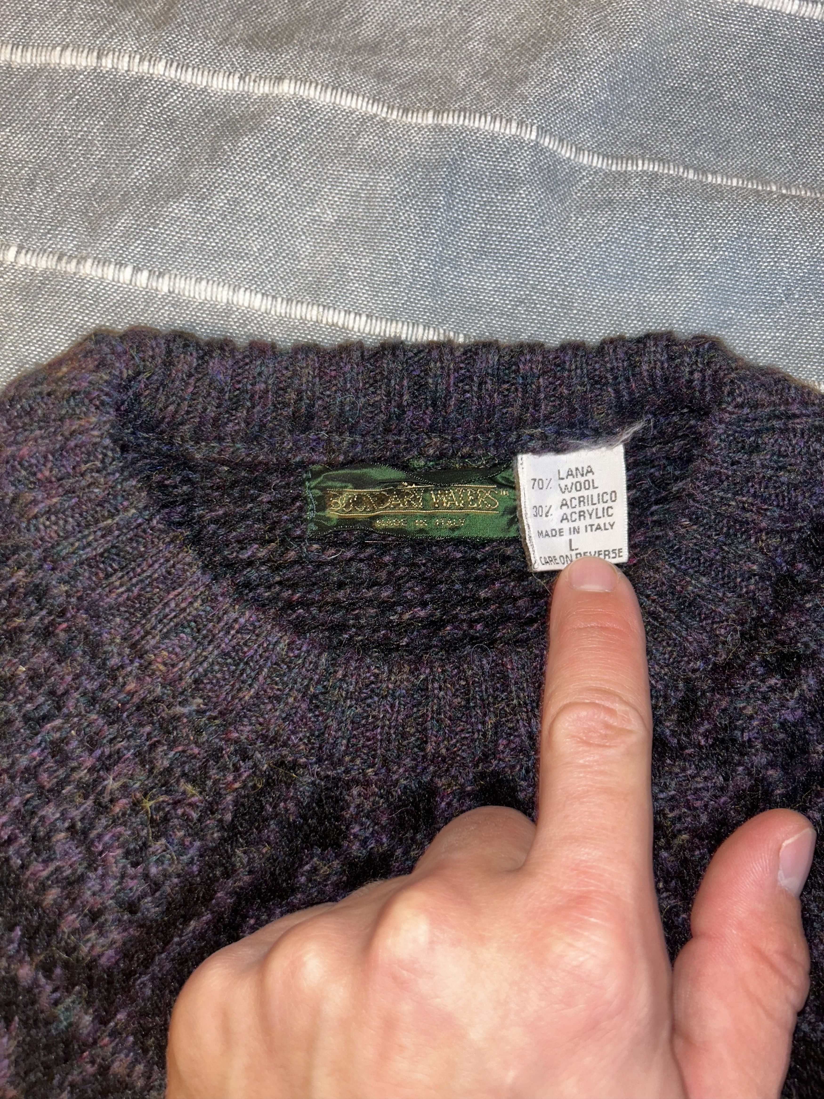 Vintage Vintage Knit Sweater Size US L / EU 52-54 / 3 - 3 Thumbnail