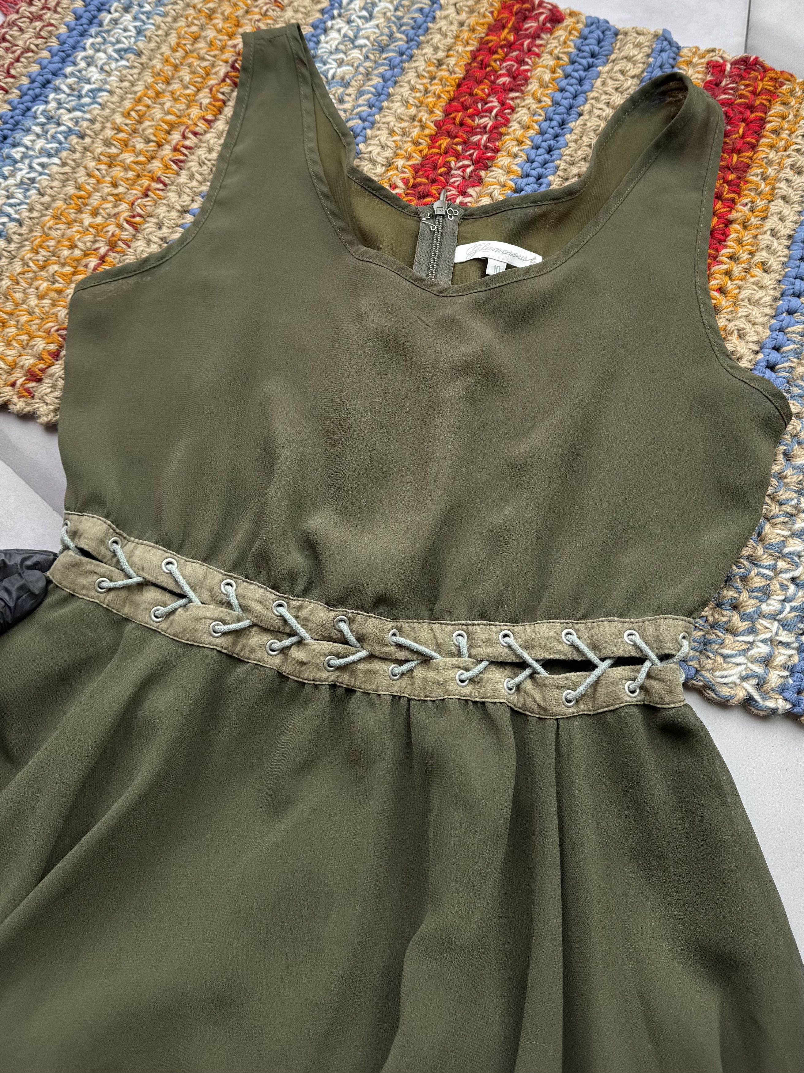 Japanese Brand Vintage Midi Dress Size M / US 6-8 / IT 42-44 - 4 Thumbnail