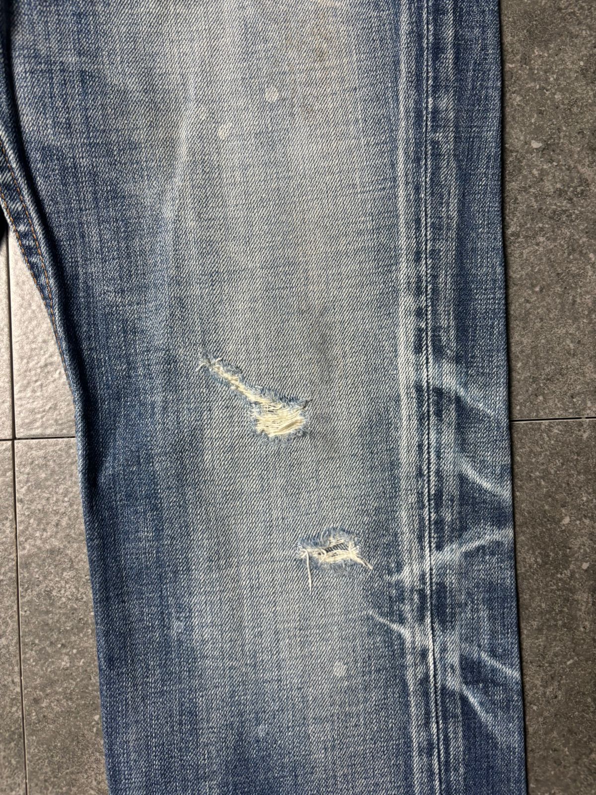 JACKROSE 2000s Jackrose Clas Marks Distressed Bootcut Jeans Size US 31 - 5 Thumbnail