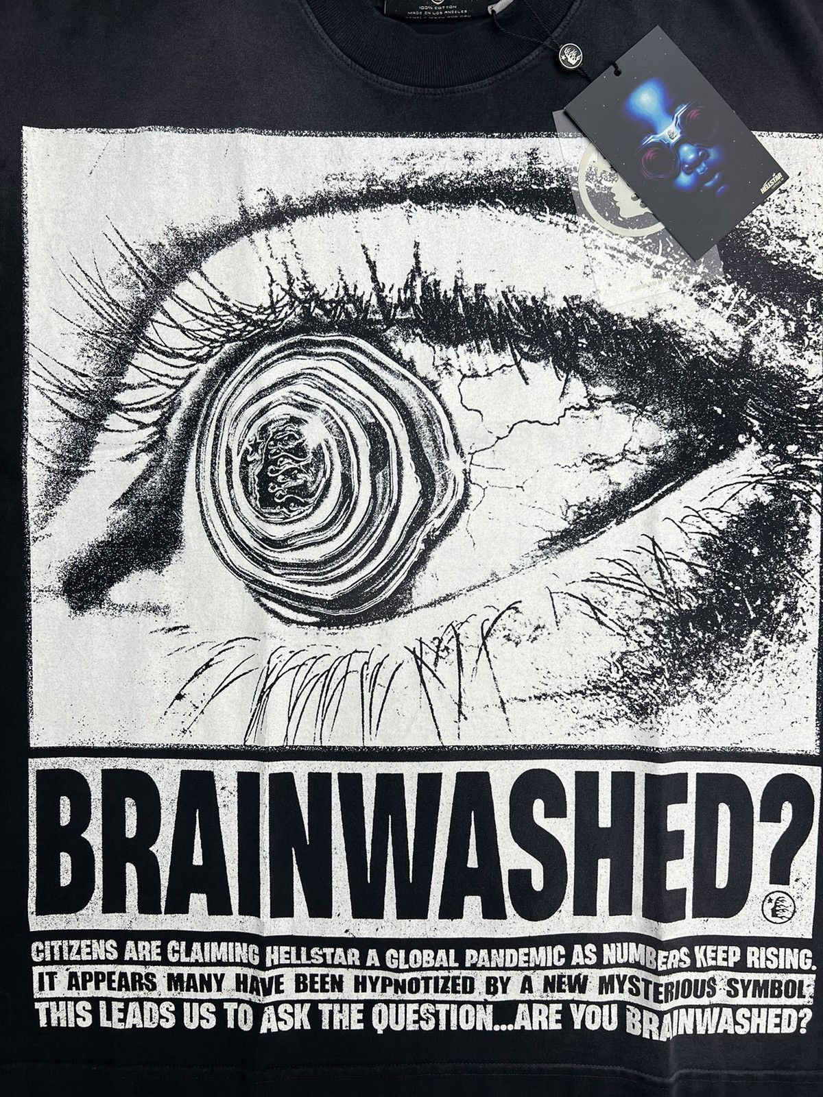 HELLSTAR Hellstar Brainwashed “Eyeball” T-Shirt Size US L / EU 52-54 / 3 - 2 Thumbnail