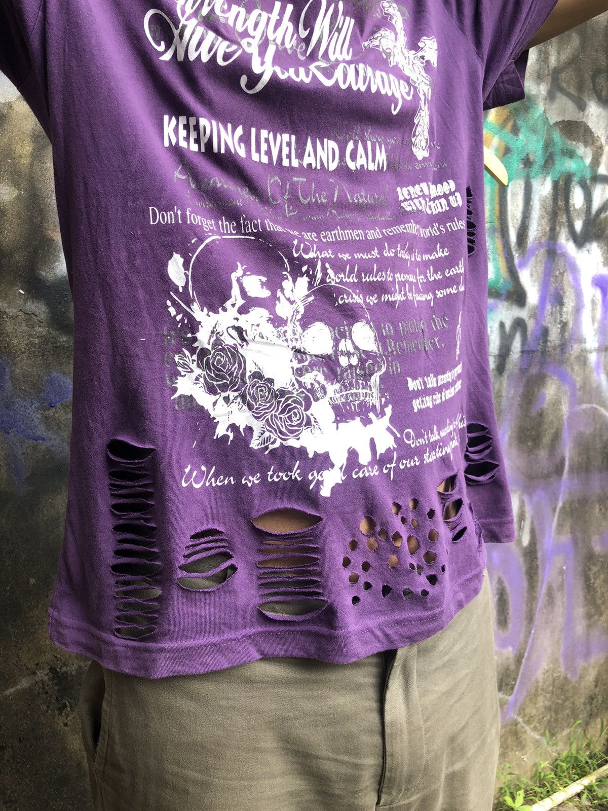 If Six Was Nine × Japanese Brand × Le Grande Bleu (L.G.B.) Japanese Beaumont Carr Poem T-Shirt Distressed Grunge Punk Size US M / EU 48-50 / 2 - 4 Thumbnail