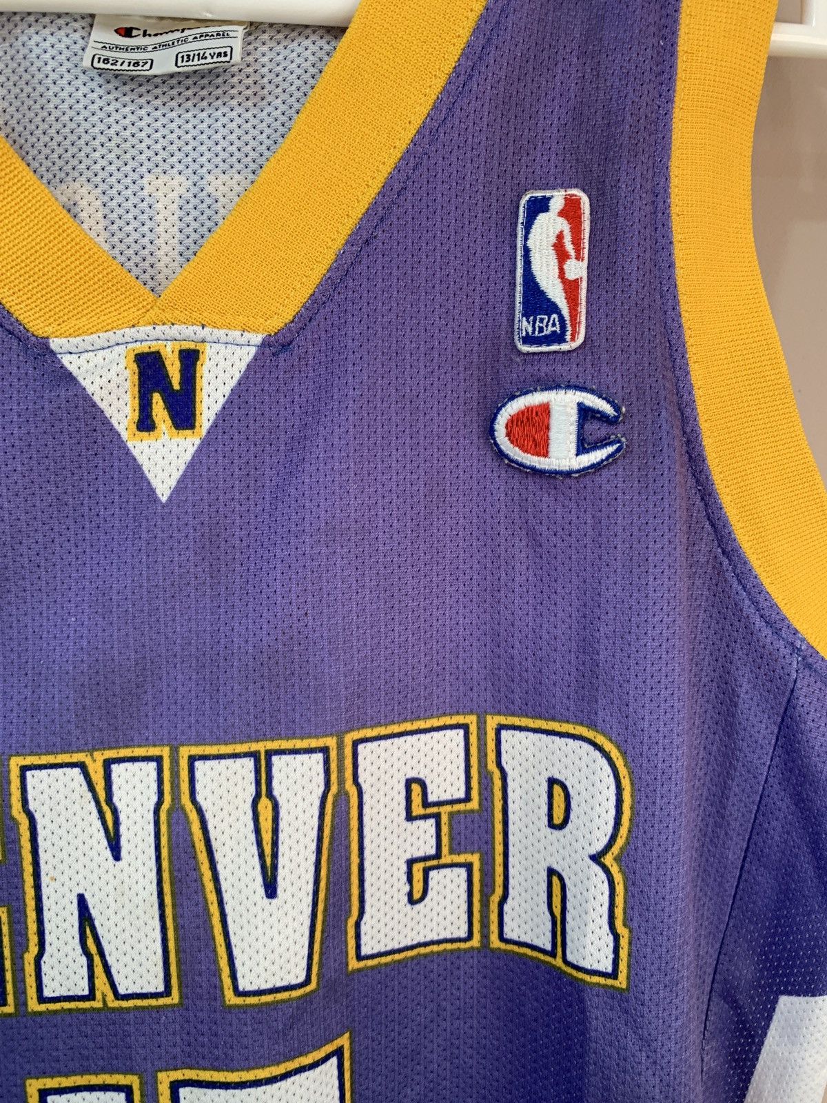 Champion × NBA × Vintage Denver Nuggets Basketball Jersey Vintage NBA ANTHONY #15 Size US S / EU 44-46 / 1 - 6 Thumbnail