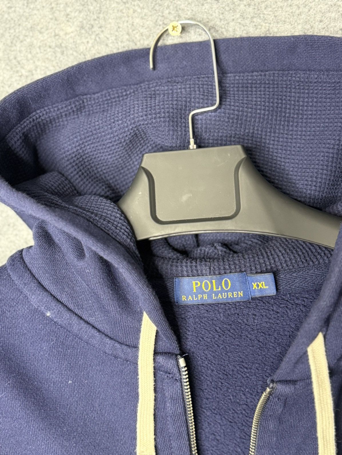 Polo Ralph Lauren Polo Ralph Lauren Navy Blue y2k full zip hoodie size XXL Size US XXL / EU 58 / 5 - 9 Thumbnail
