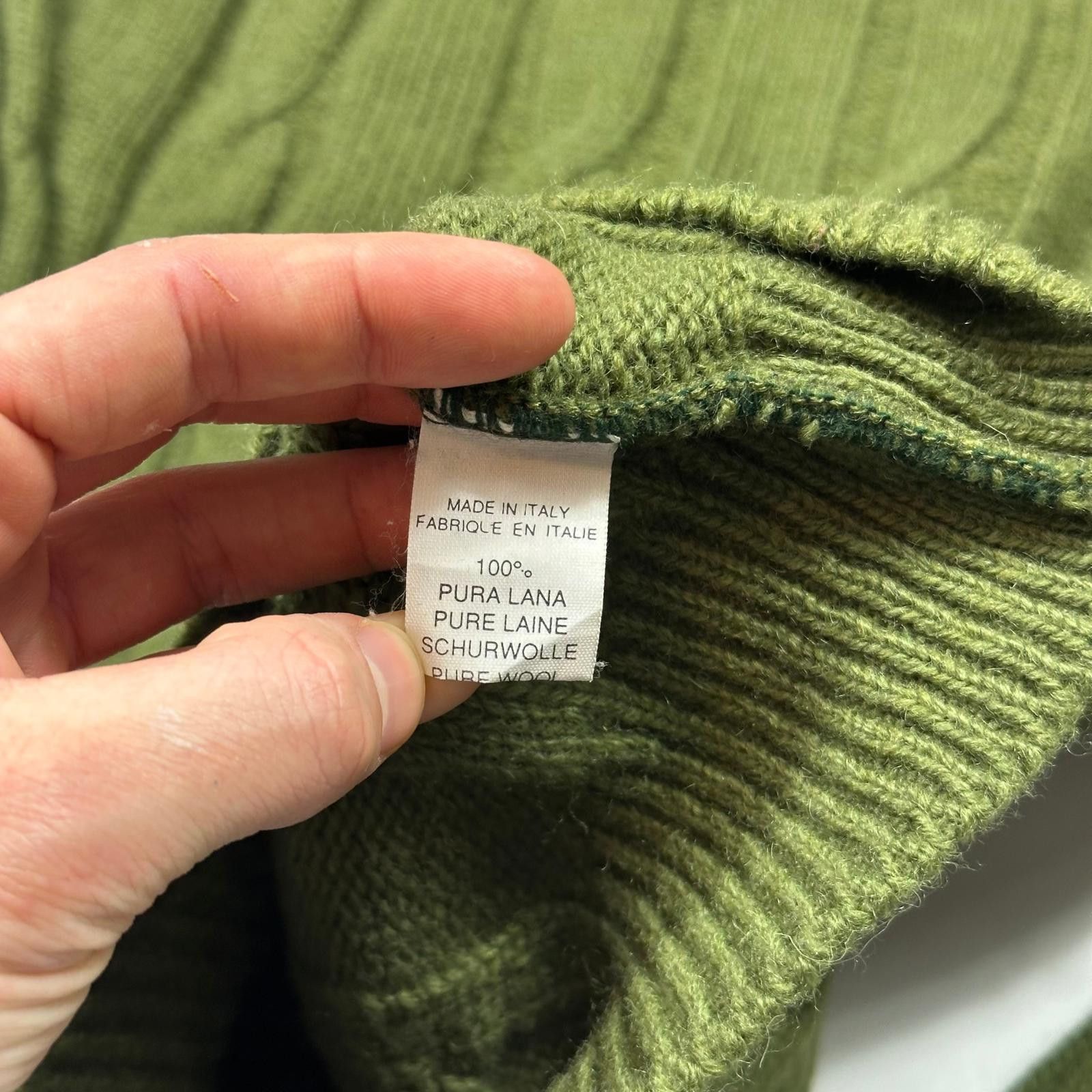 Armani Giorgio Armani 80’s Seperates Knitwear Wool Cable Knit - M Size US M / EU 48-50 / 2 - 4 Thumbnail