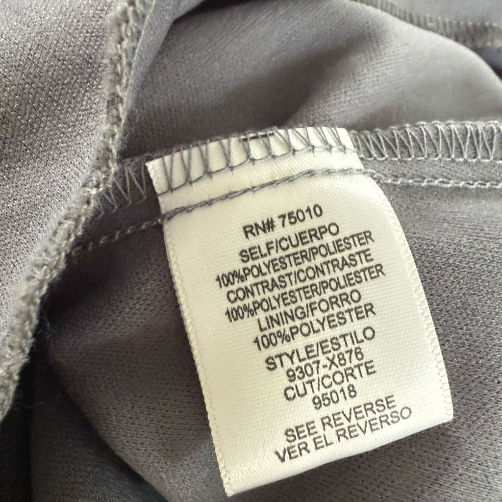Other Vintage Y2K City Triangles Grey Shimmer Ombre Short Dress M Size M / US 6-8 / IT 42-44 - 7 Thumbnail