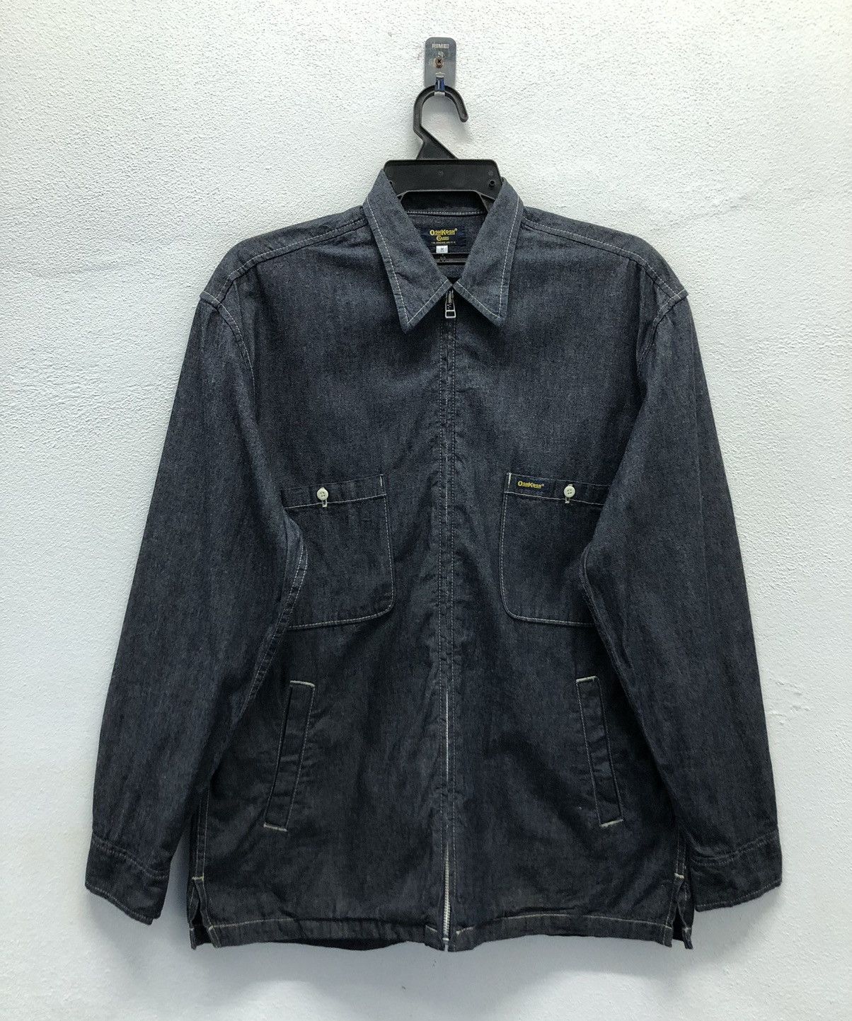 Oshkosh OshKosh Classic Zip Denim Jacket Workwear Type II Style Size US M / EU 48-50 / 2 - 1 Thumbnail