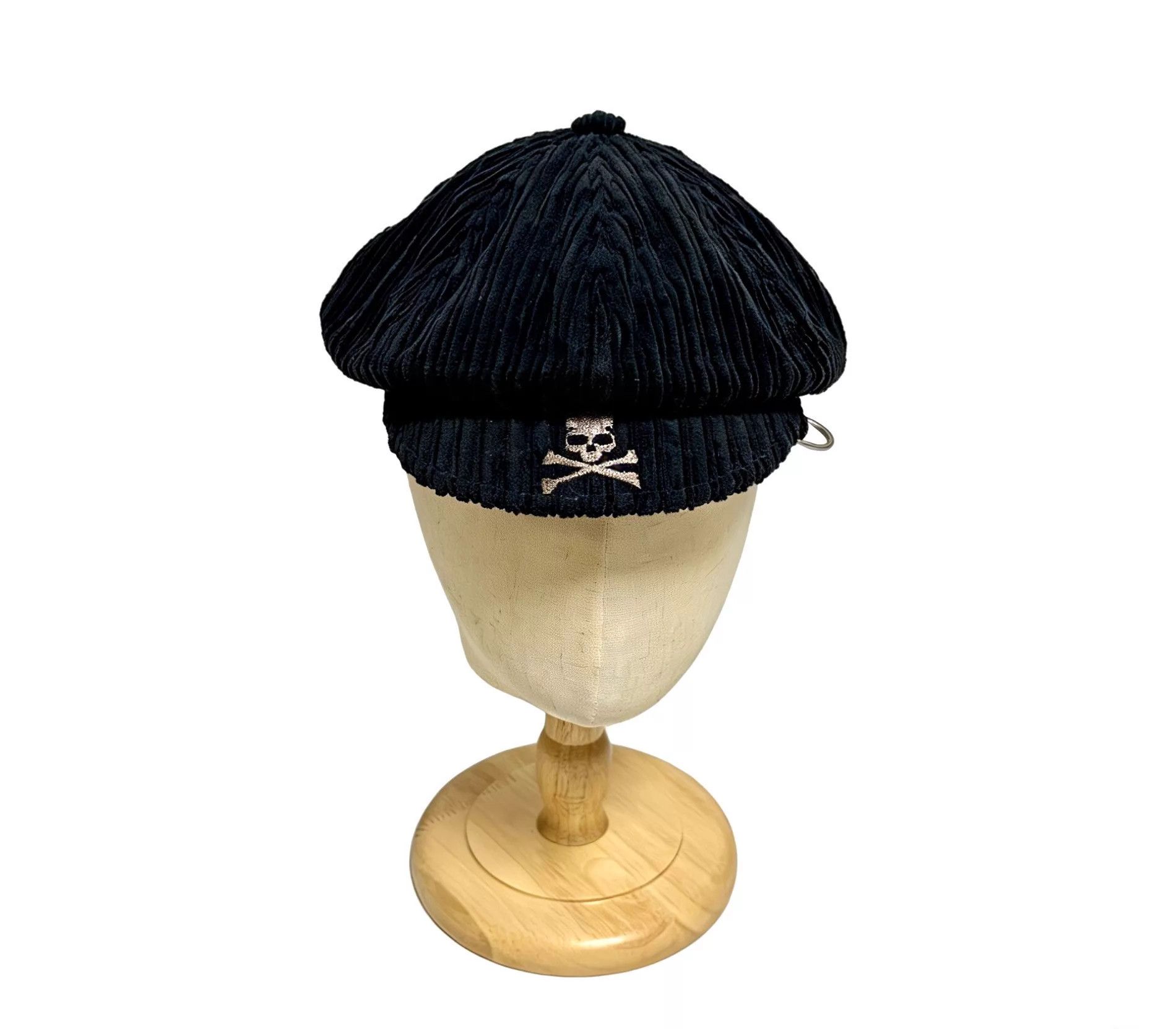 Mastermind Japan mmj 11aw velvet corduroy newsboy cap D-ring silver skull M Size ONE SIZE - 1 Thumbnail