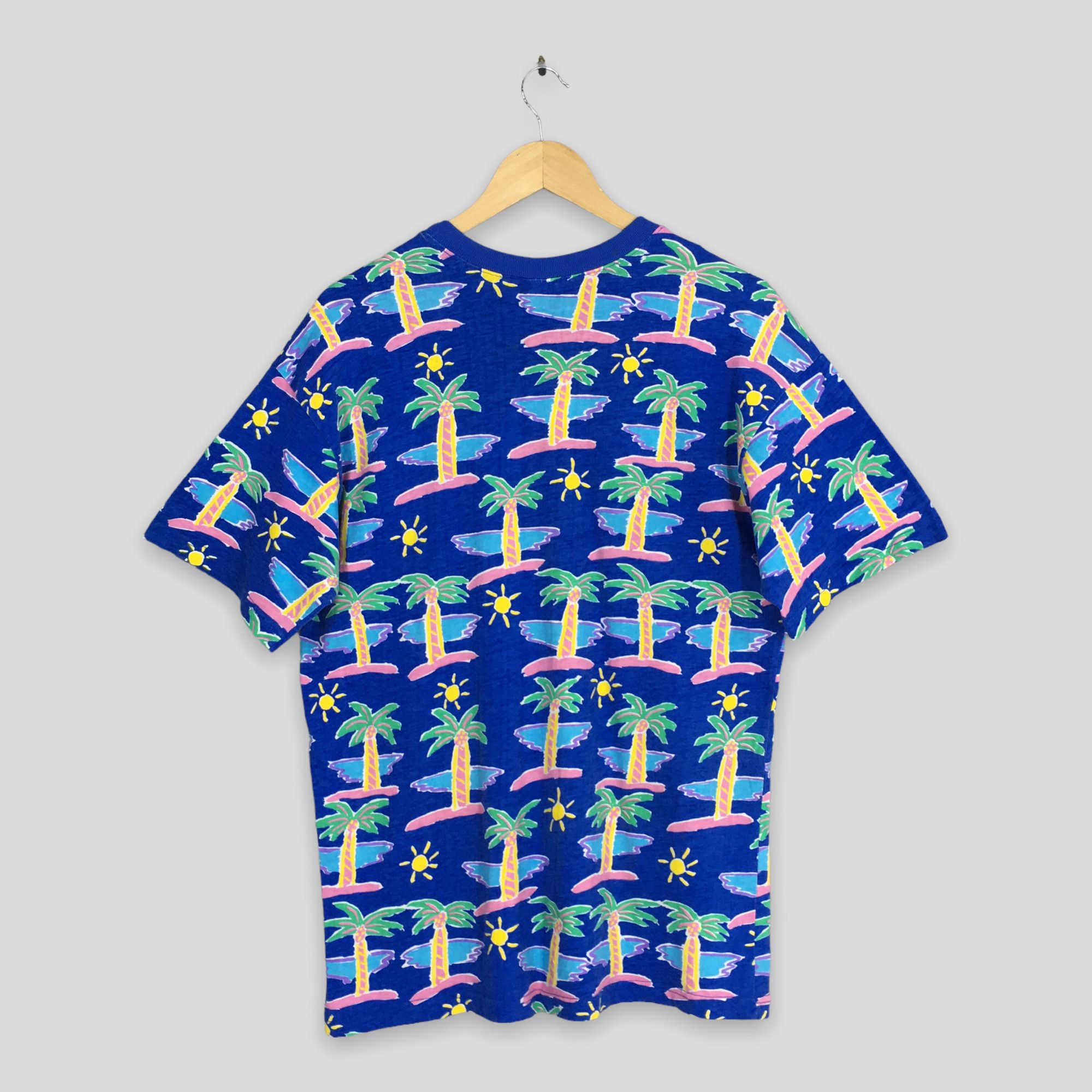 Art Comes First × Vintage Ken Done Australia Coconut Tree All Over Prints Blue Size US L / EU 52-54 / 3 - 6 Thumbnail