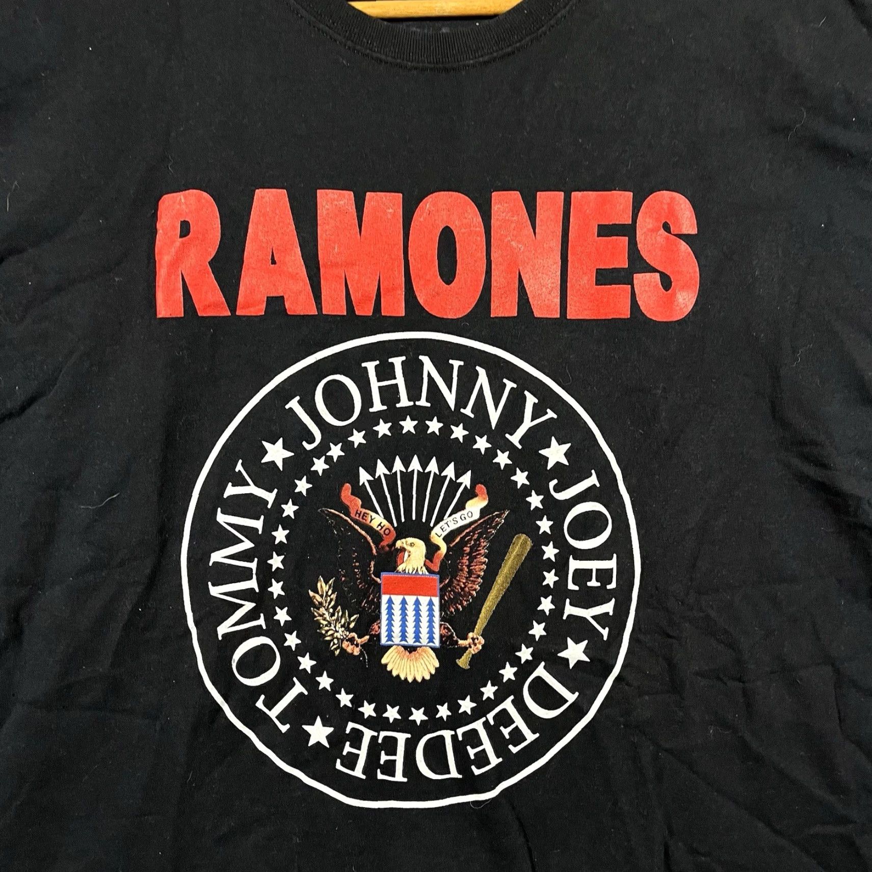 Vintage Ramones 1234 T-Shirt Mens XL Black Graphic Print Punk Rock Band Tee Crew Neck Short Sleeve Vintage No Size US XL / EU 56 / 4 - 2 Thumbnail
