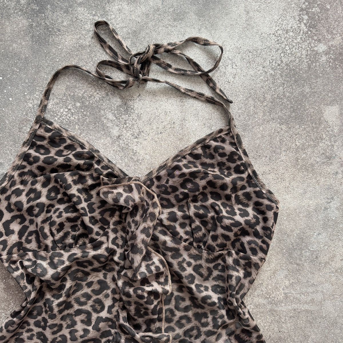 Hysteric Glamour Romwe Y2K Vintage Leopard Print Mesh Top Size M / US 6-8 / IT 42-44 - 4 Thumbnail