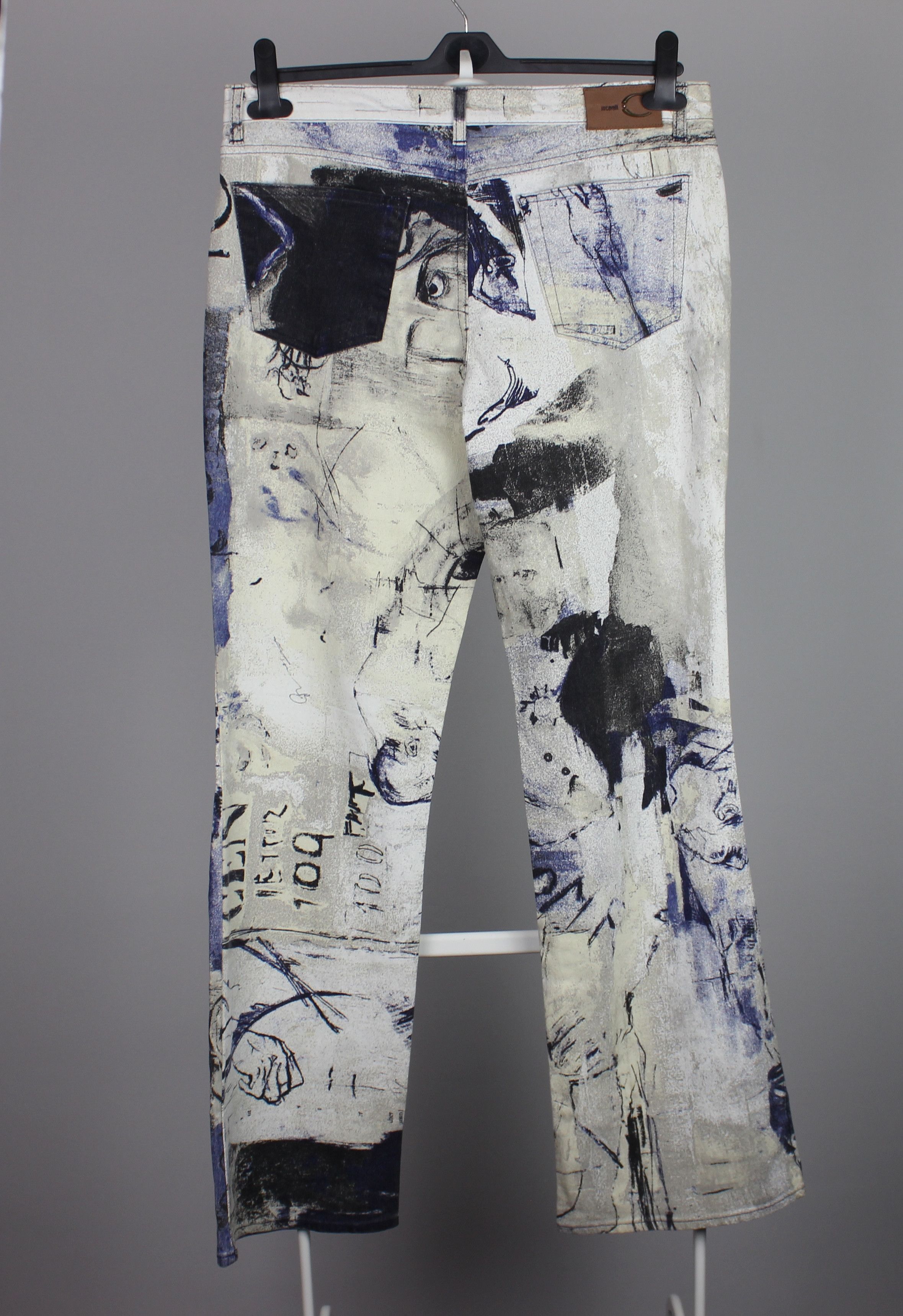 Roberto Cavalli Roberto Cavalli denim napoleon pants printed 32 46 multi Size US 32 / EU 48 - 2 Thumbnail