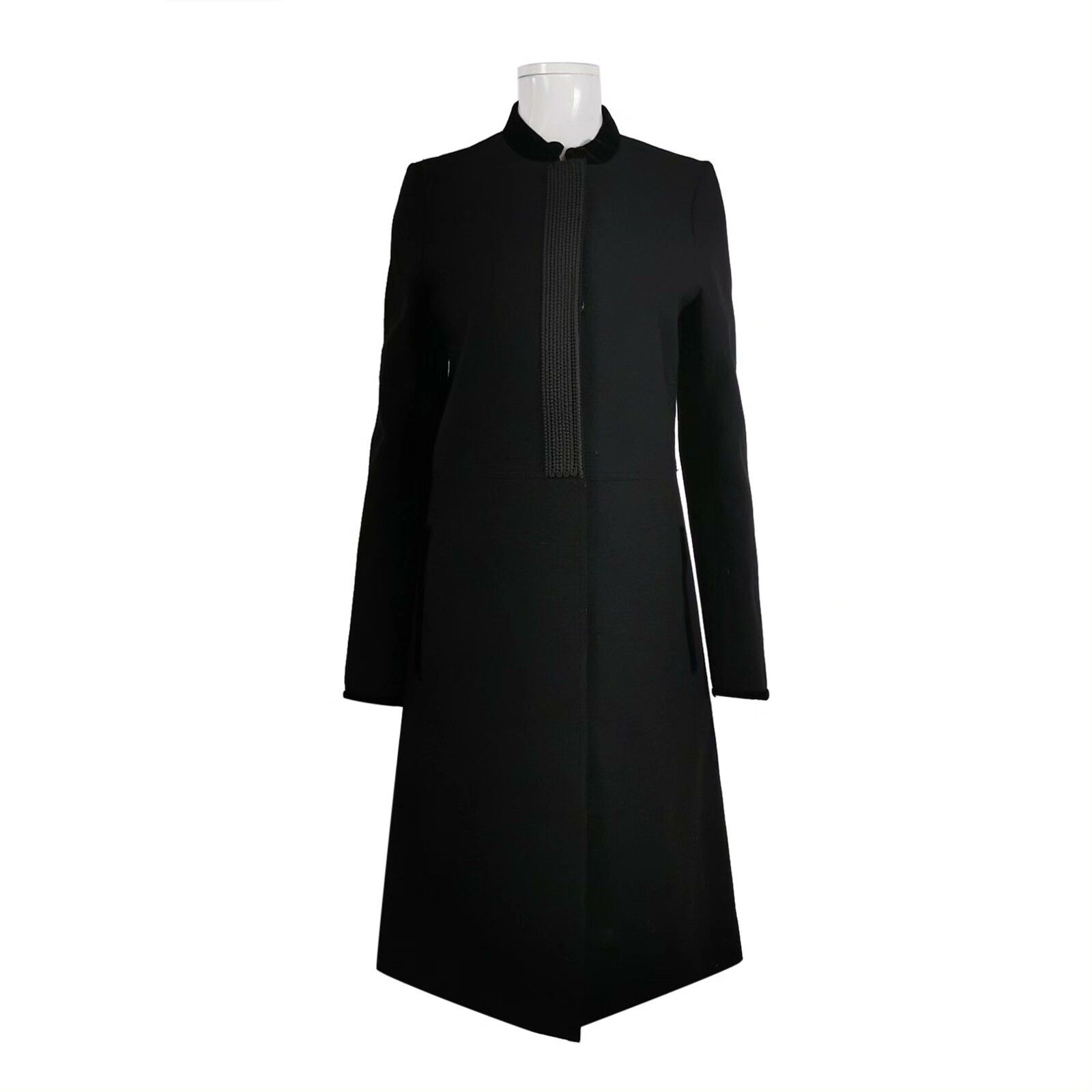 Bottega Veneta Bottega Veneta Black Wool Coat Size 38 Size S / US 4 / IT 40 - 1 Thumbnail