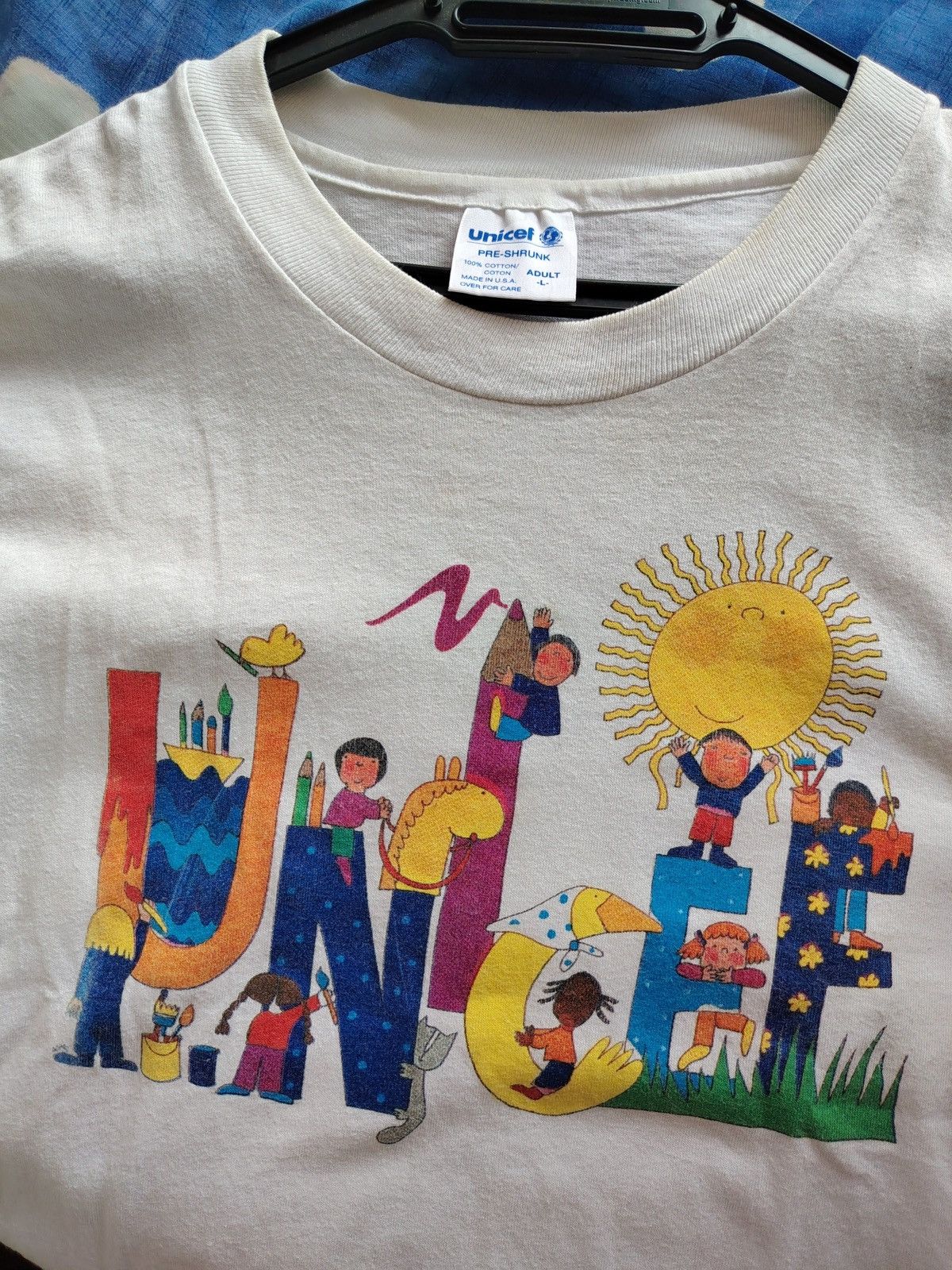 Other Vintage 90’s UNICEF Tee Size US L / EU 52-54 / 3 - 2 Thumbnail
