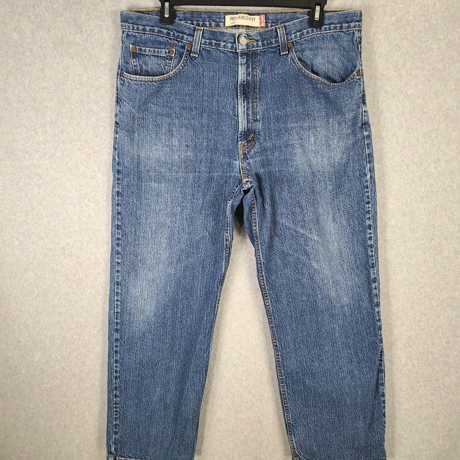 Levi's Vintage Levis 550 Jeans Mens 40x30 Relaxed Fit Tapered Leg Blue ...