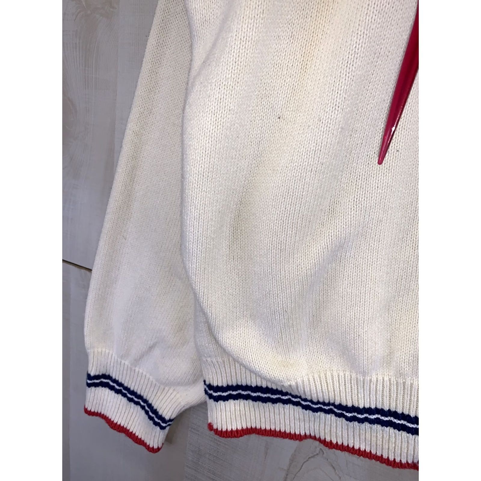 Vintage Vintage Pine State Classics Mens Knit Ivory Sweater 2XL KnIT 1980-90s Manheim Auctions By Pine State Classics Mens Knit Ivory Sweater Size US XXL / EU 58 / 5 - 6 Thumbnail