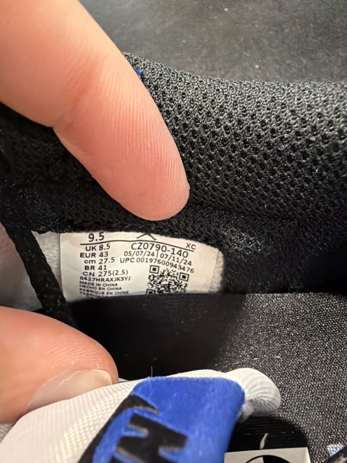 Jordan 1 Low Royal Toe Size-9.5 Brand New Quick Shipping