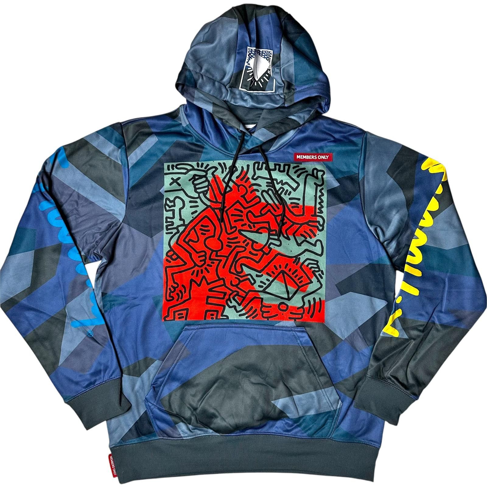 NWT cheapest Keith Haring x Members Only Windbreaker with Hood Size Small