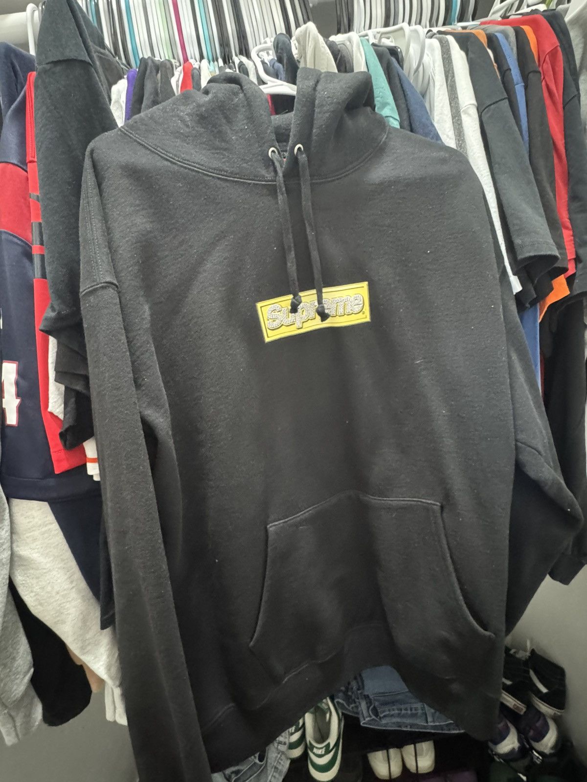 Supreme Supreme Bling Box Logo Hooded Sweatshirt Size US XL / EU 56 / 4 - 1 Thumbnail