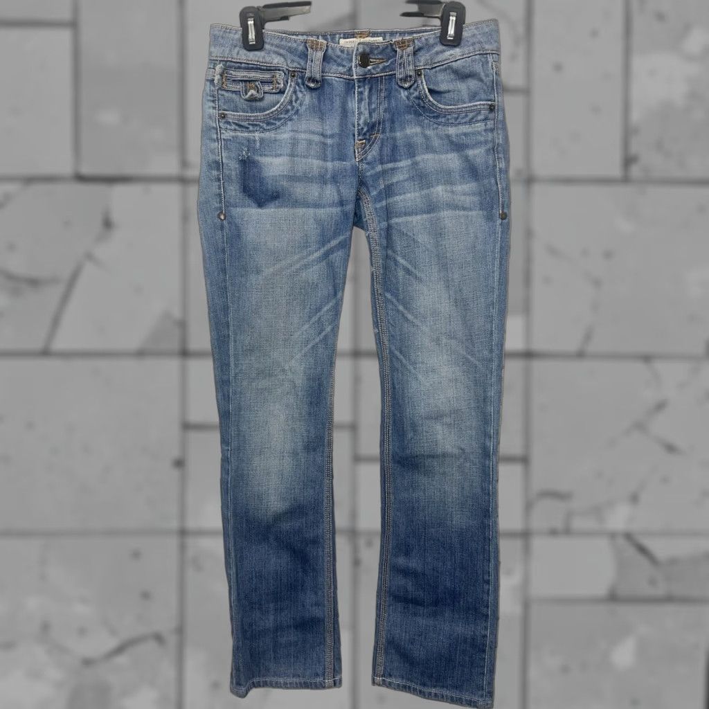 Vintage Taverniti So Jeans Janis Blue Women's Straight Leg Jeans Size 27 Size 27" / US 4 / IT 40 - 1 Thumbnail