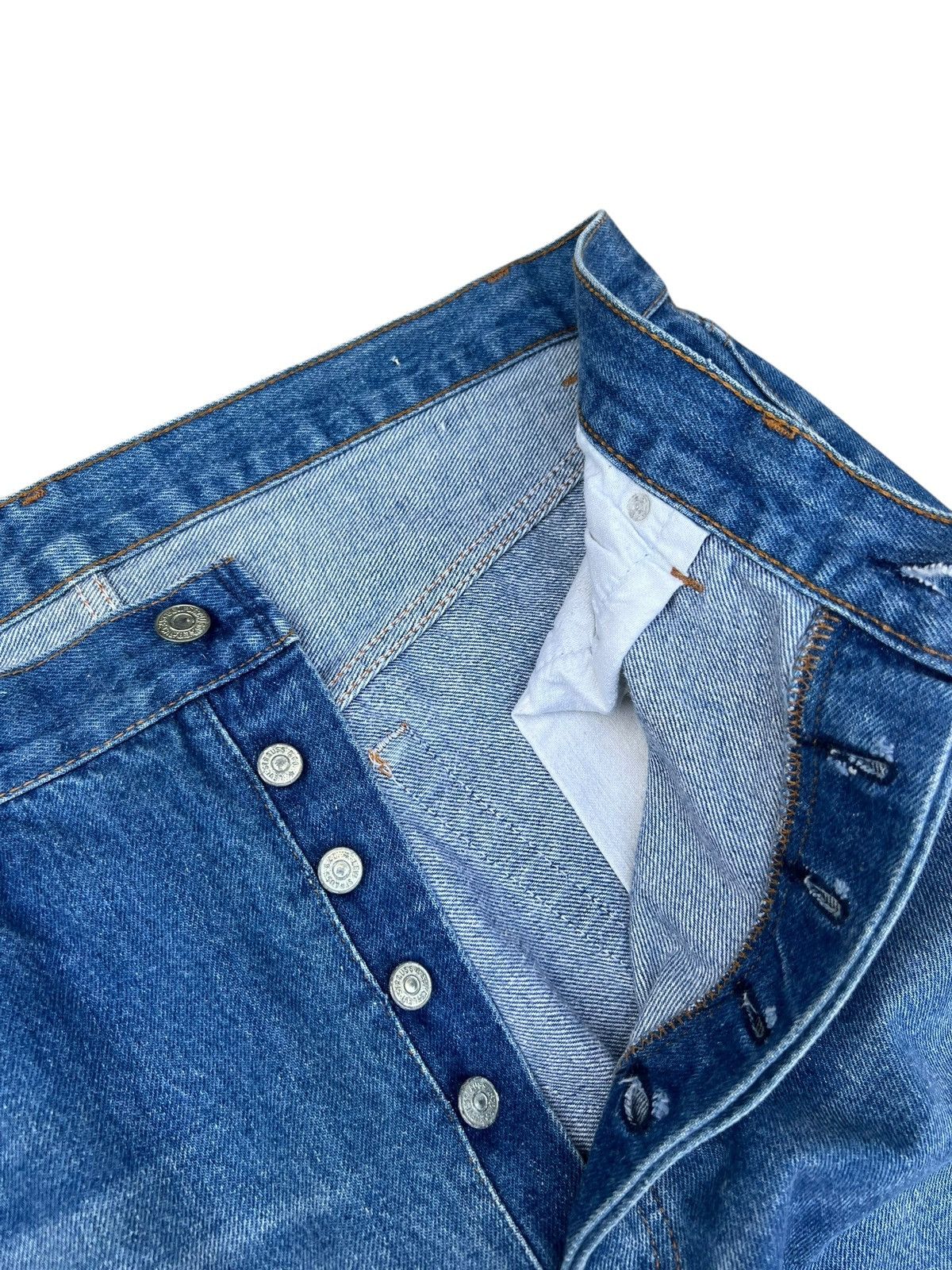 Levi's Vintage 1980s Levi’s 501 Fade Blue Denim Jeans Made in Usa Size US 37 - 7 Thumbnail