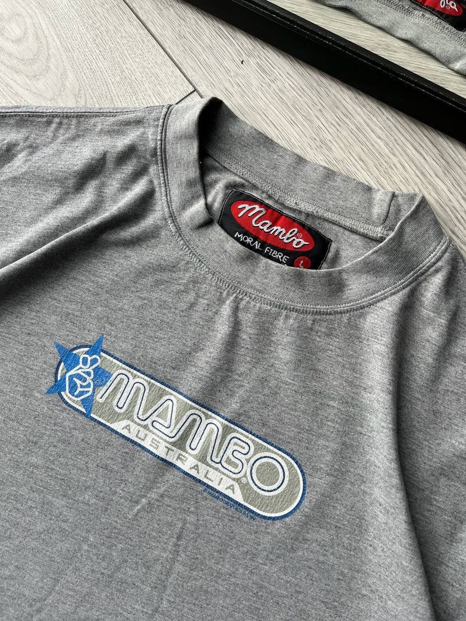 Mambo × Vintage Vintage Mambo Moral Fibre Grey Boxy T-shirt Y2K L Size US L / EU 52-54 / 3 - 6 Thumbnail