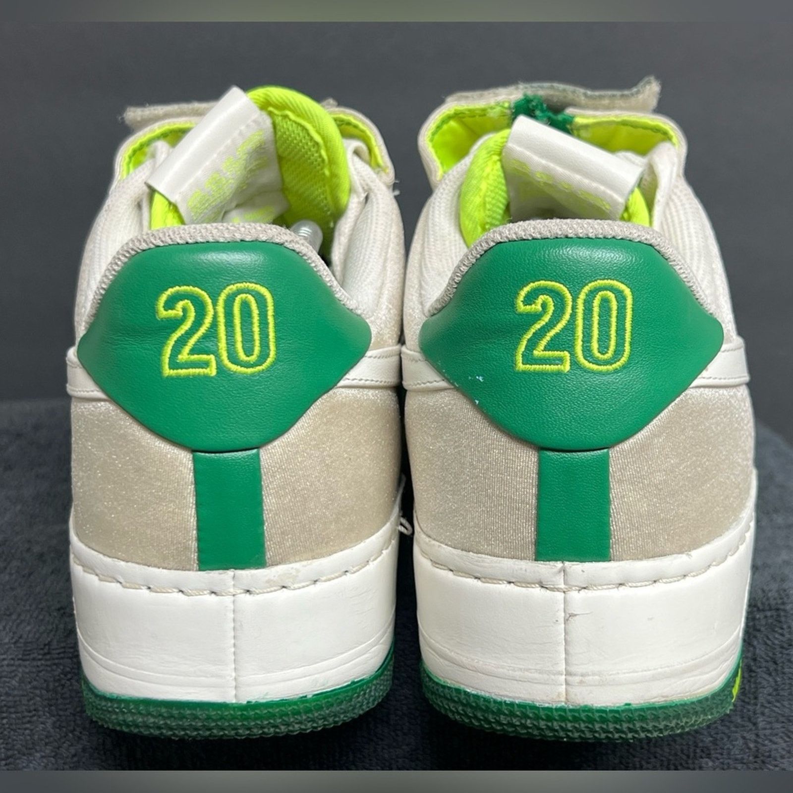 Nike Nike Air Force 1 Low The Glove Gary Payton White Green Volt Size US 12 / EU 45 - 7 Thumbnail