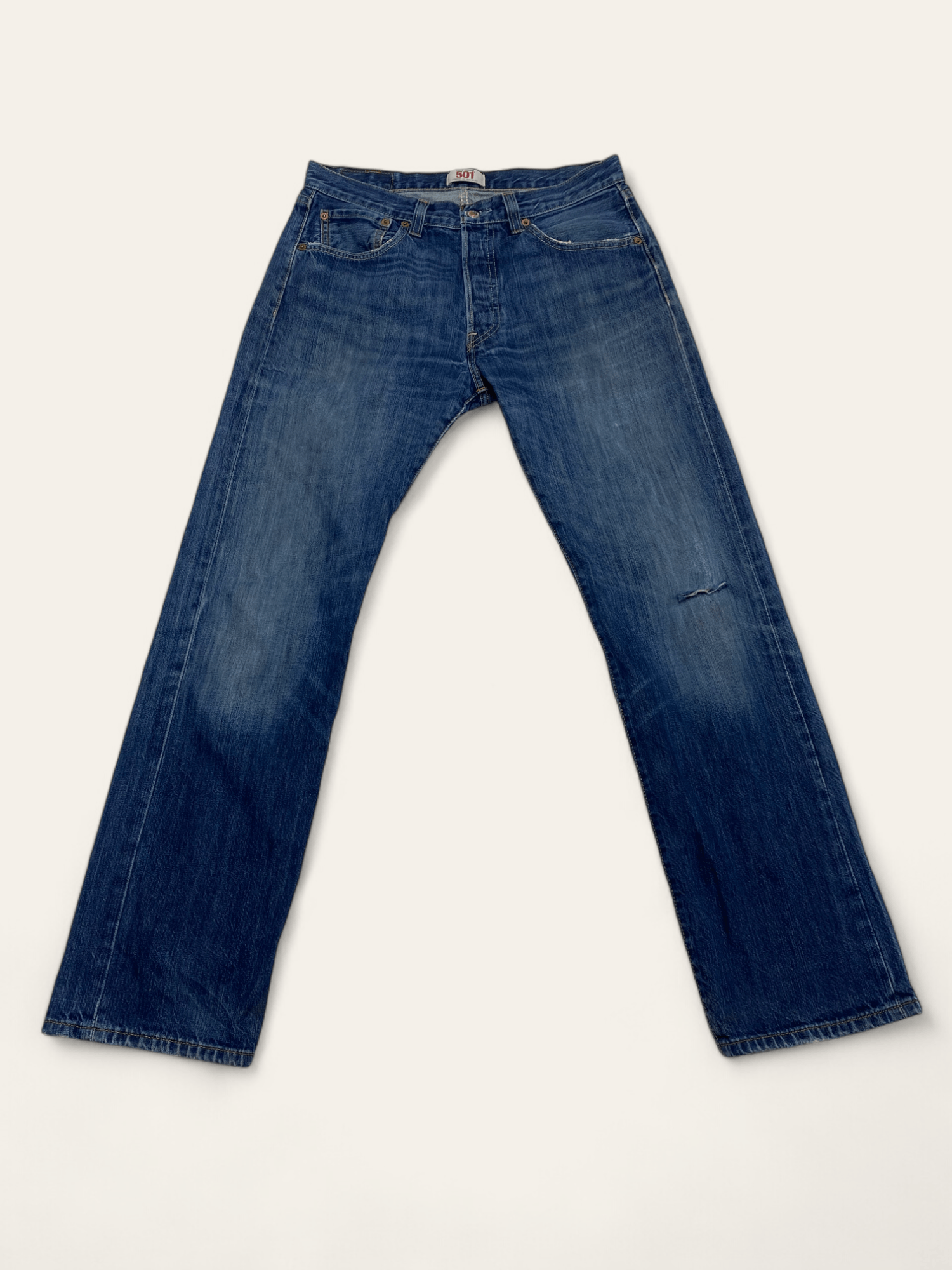Jean Vintage LEVI'S Blue Denim Jeans Size US 32 / EU 48 - 1 Thumbnail