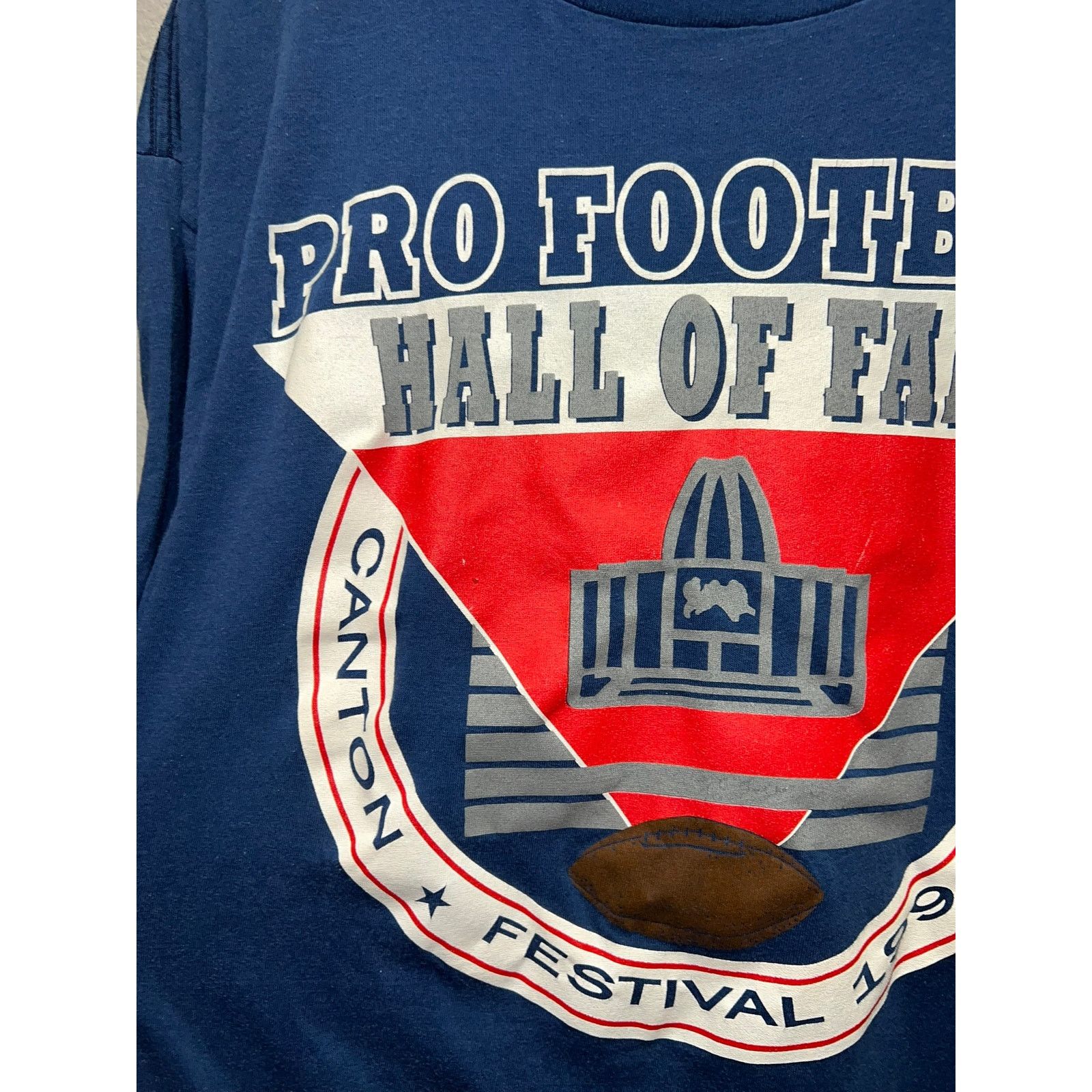 Vintage Vintage Football Hall of Fame Shirt Pro Football Canton Ohio Size US XL / EU 56 / 4 - 2 Thumbnail