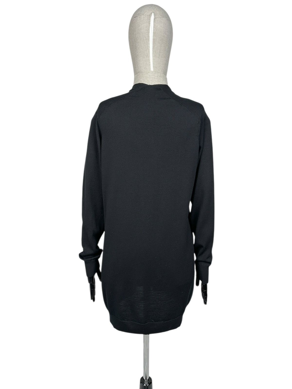 John Smedley JOHN SMEDLEY 100% Merino Wool Extrafine Open Front Cardigan Size L / US 10 / IT 46 - 2 Thumbnail