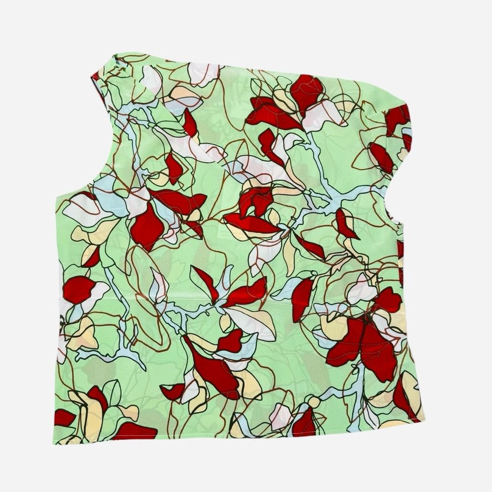 Equipment NWT New $225 Equipment Oriana Silk One-Shoulder Floral Top Size S / US 4 / IT 40 - 5 Thumbnail