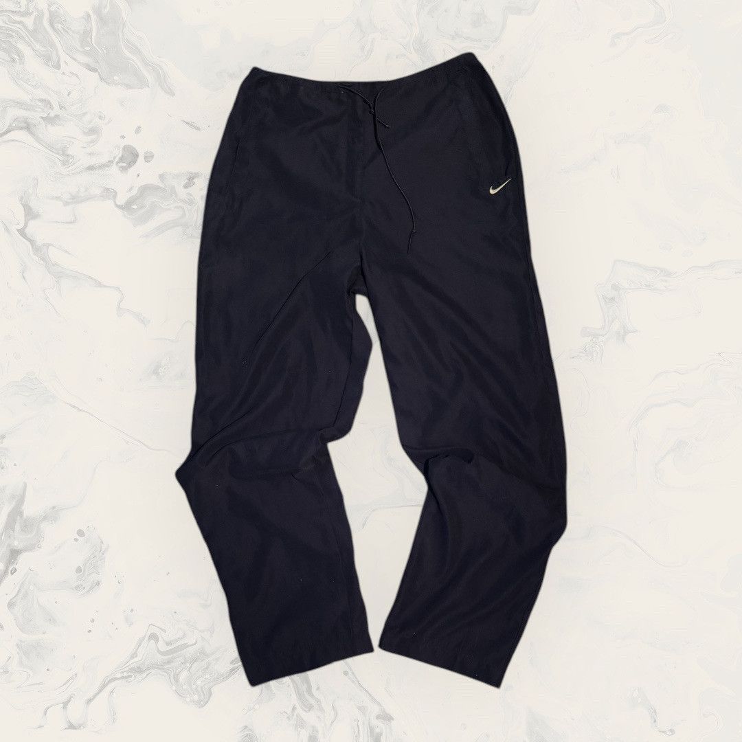 Nike × Vintage Vintage Nike Track Pants Y2K Baggy Drill Joggers Nylon Size US 34 / EU 50 - 1 Thumbnail