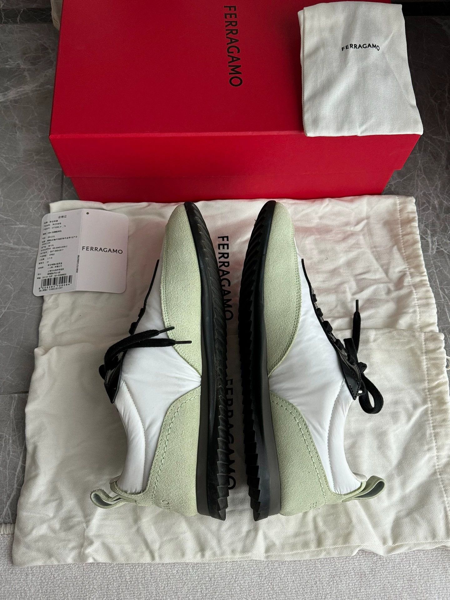 Salvatore Ferragamo Ferragamo men's casual shoes 7.5 US mint green Size US 7.5 / EU 40-41 - 7 Thumbnail