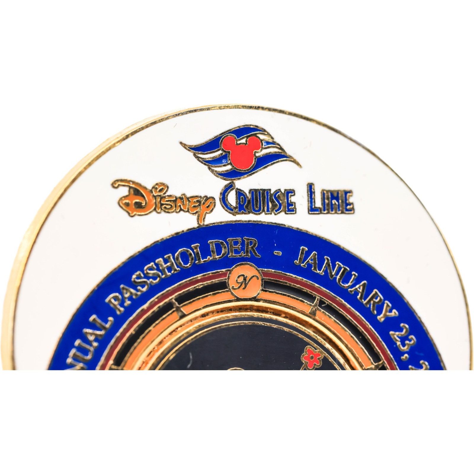 Disney Disney Cruise Line January 23 2003 Annual Passholder Pin LE Size ONE SIZE - 4 Thumbnail