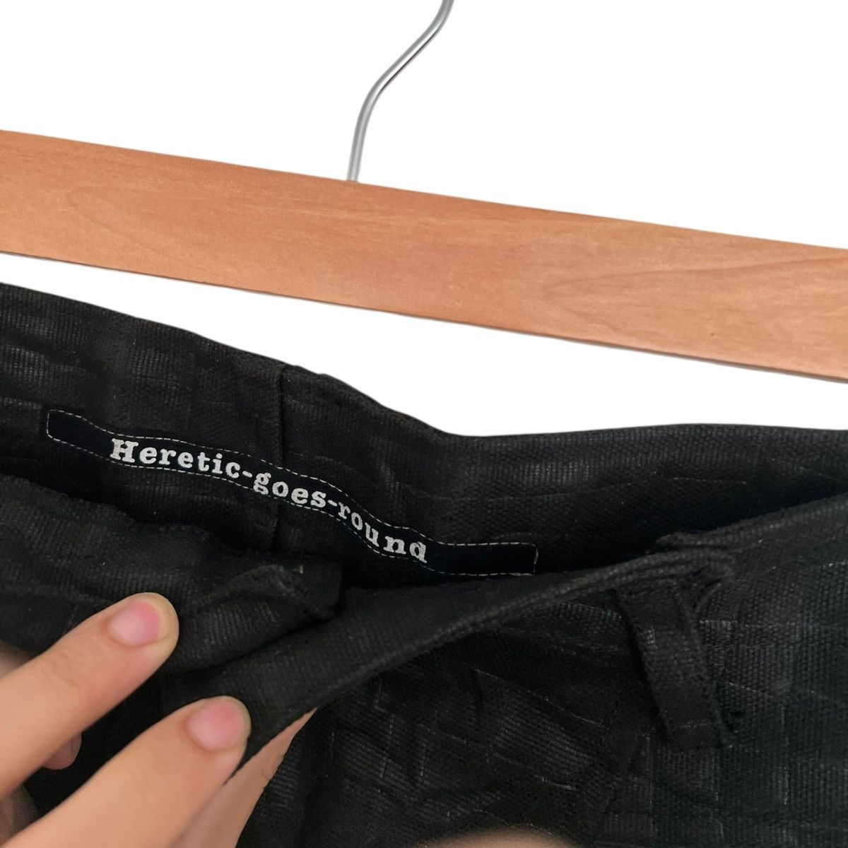 Japanese Brand Heretic goes round leather hardware pants Size US 30 / EU 46 - 3 Thumbnail