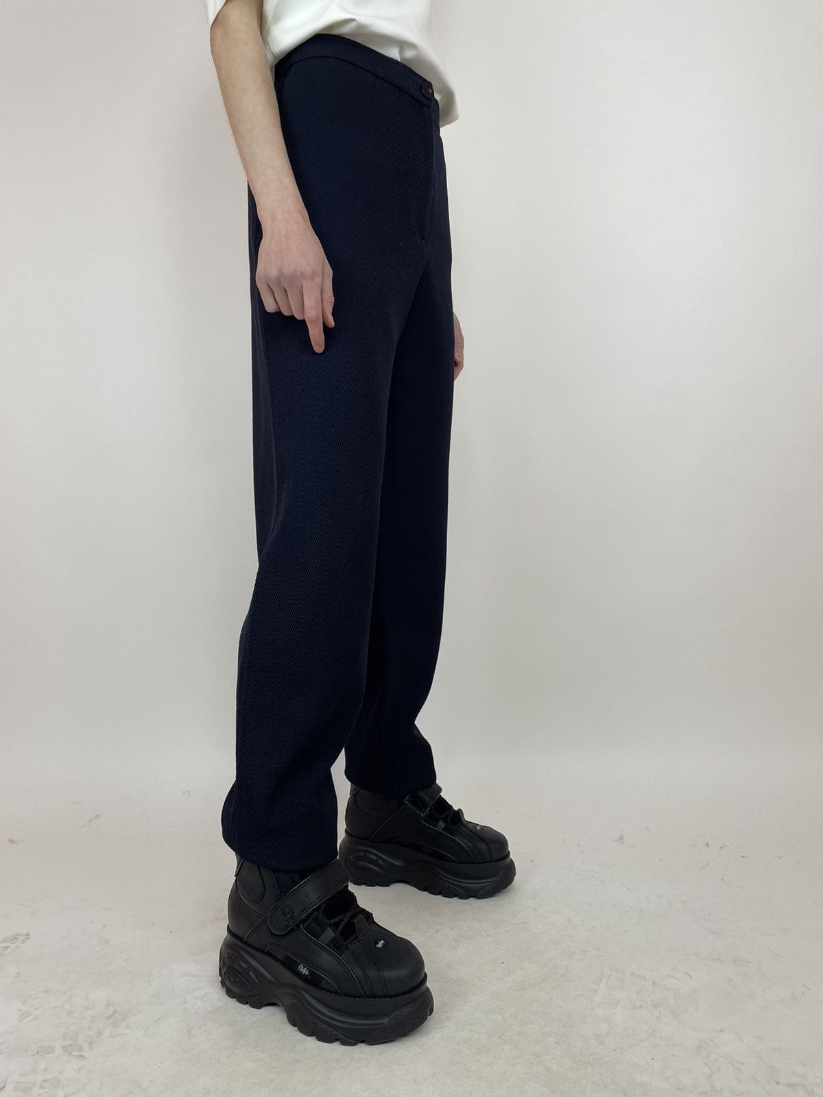 Cos × Japanese Brand COS Wool Trousers Women’s BIG SIZE size EUR 44 Size 32" / US 10 / IT 46 - 6 Thumbnail