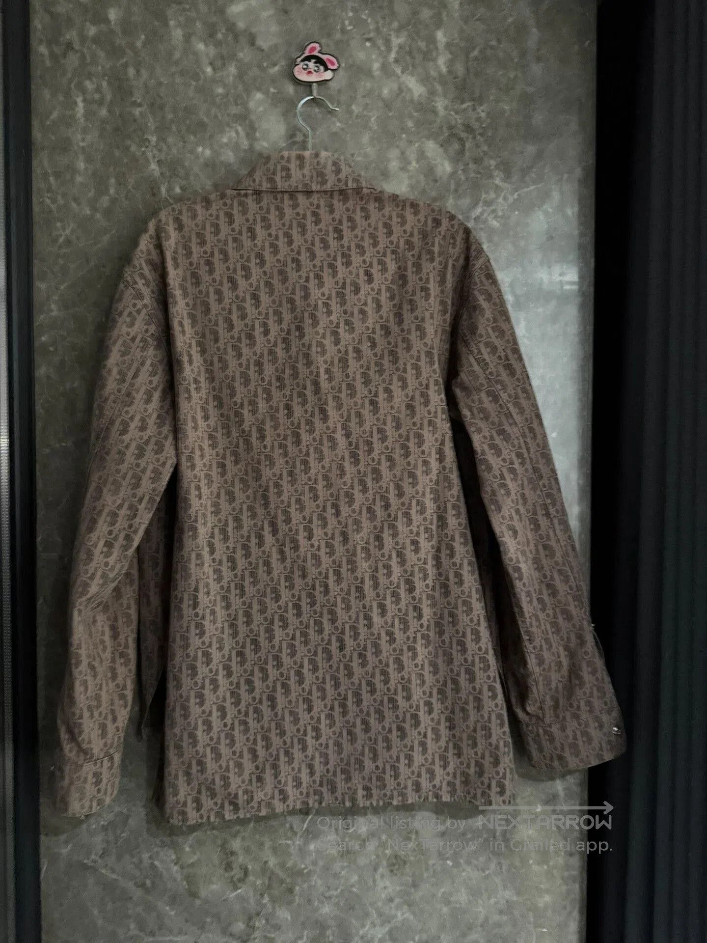 Dior dior brown printed shirt jacket for men. Size US L / EU 52-54 / 3 - 2 Thumbnail