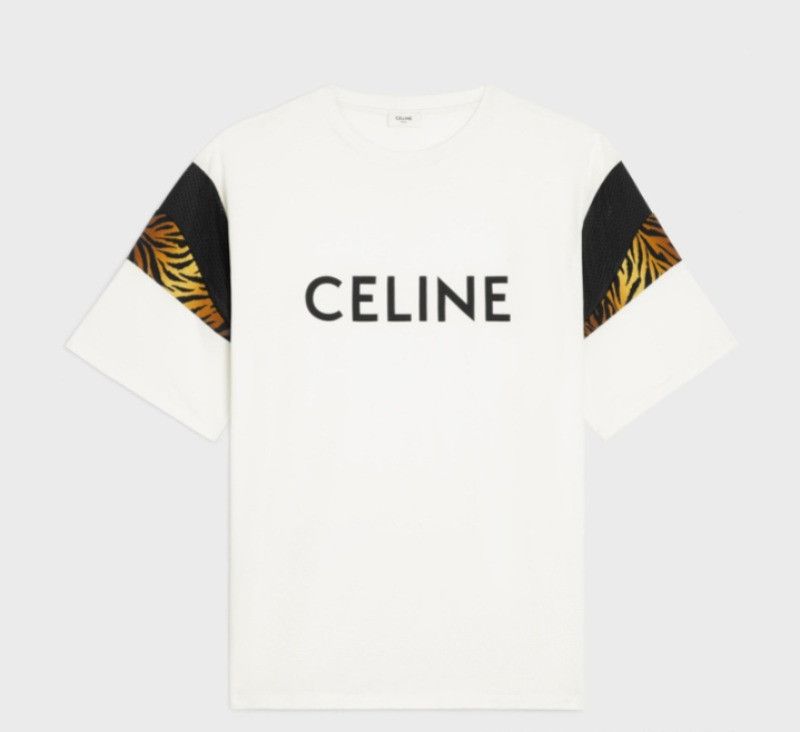 Celine o1bcso1str0125 Cotton Jersey Oversized T-Shirt Size US XXL / EU 58 / 5 - 1 Thumbnail