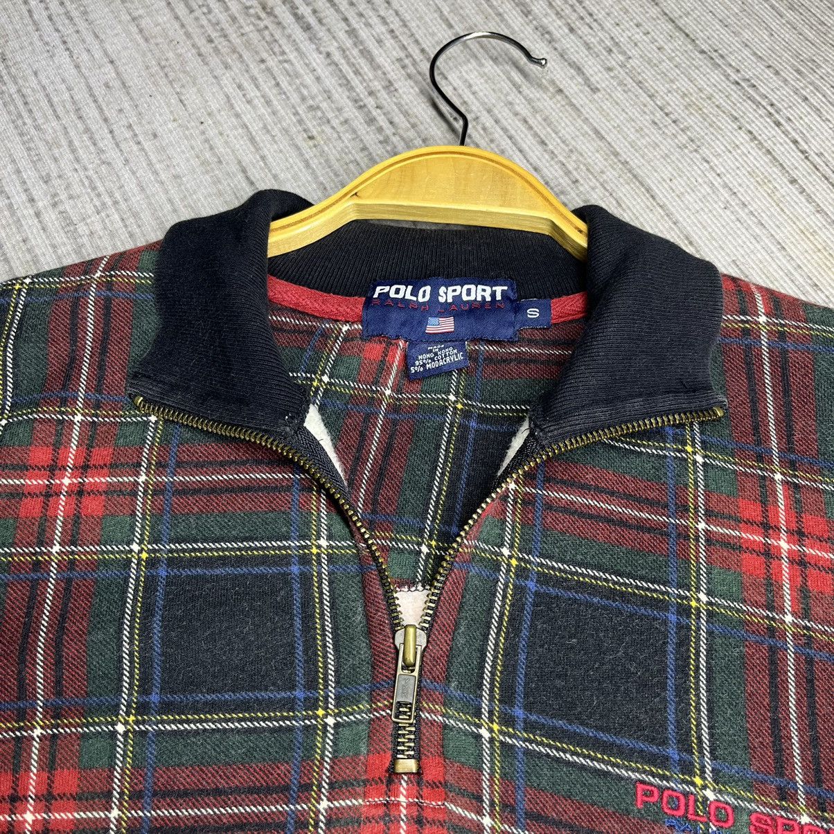 Polo Ralph Lauren × Vintage Vintage Polo Sport Halfzip Size US M / EU 48-50 / 2 - 5 Thumbnail