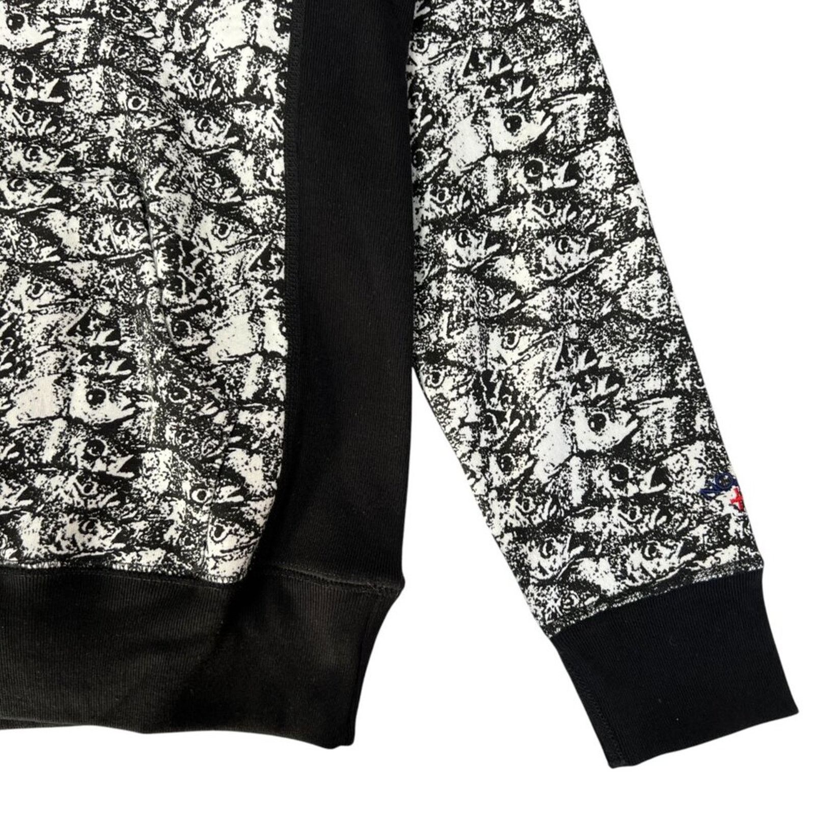 Noah Noah NYC Fish Graphic Hoodie Black White Size S Size US S / EU 44-46 / 1 - 7 Thumbnail