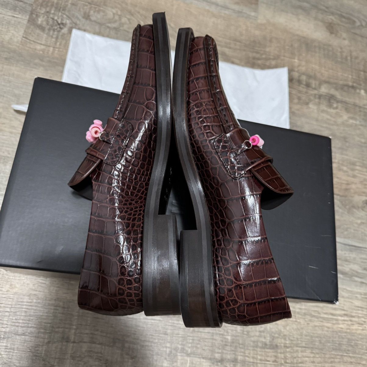 Martine Rose Martine Rose Beaded Square Toe Loafer Brown Size US 8 / EU 41 - 9 Thumbnail