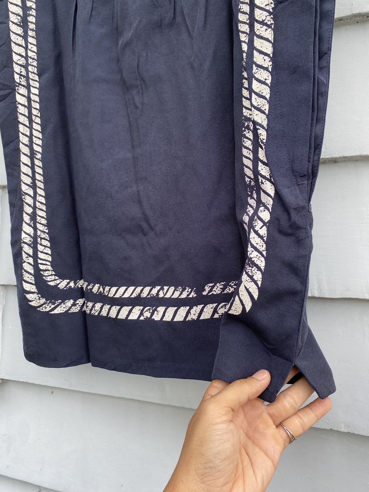 Vintage Ninesix Ny 96 Sailor Rope Design Dress Japanese Style Size ONE SIZE - 19 Thumbnail