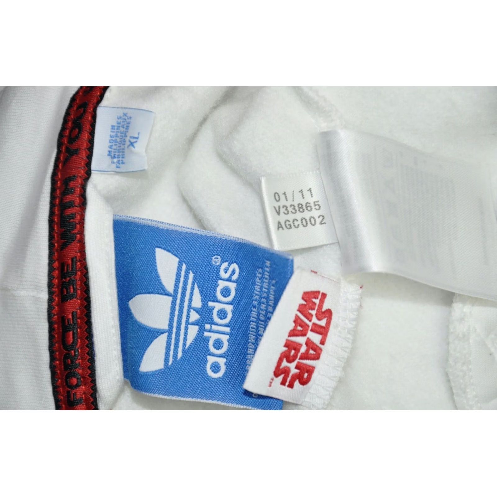 Adidas ADIDAS x STAR WARS Stormtrooper Hoodie Jacket Men XL Sweatshirt Pullover Vintage No Size US XL / EU 56 / 4 - 7 Thumbnail