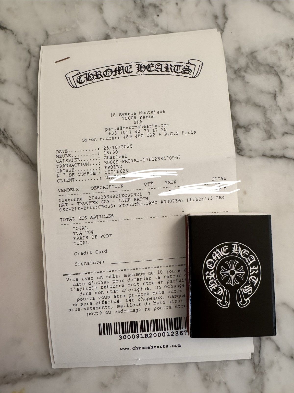 Chrome Hearts Chrome hearts cap triple cross military Size ONE SIZE - 15 Thumbnail