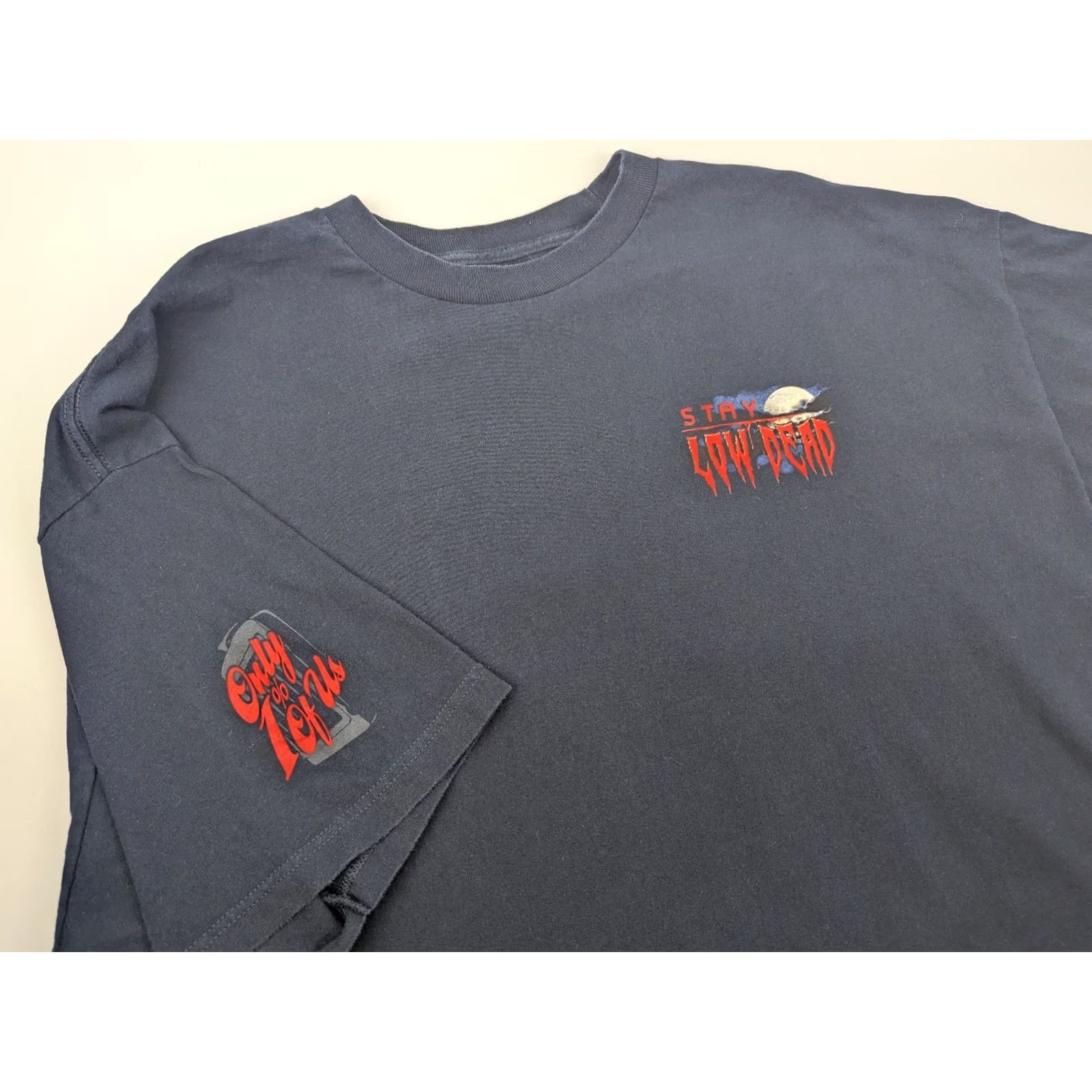 Vintage Stay Loaded Stay Low Dead Reepin' The Benefits Navy Shirt Men’s 3X Size US XXL / EU 58 / 5 - 3 Thumbnail