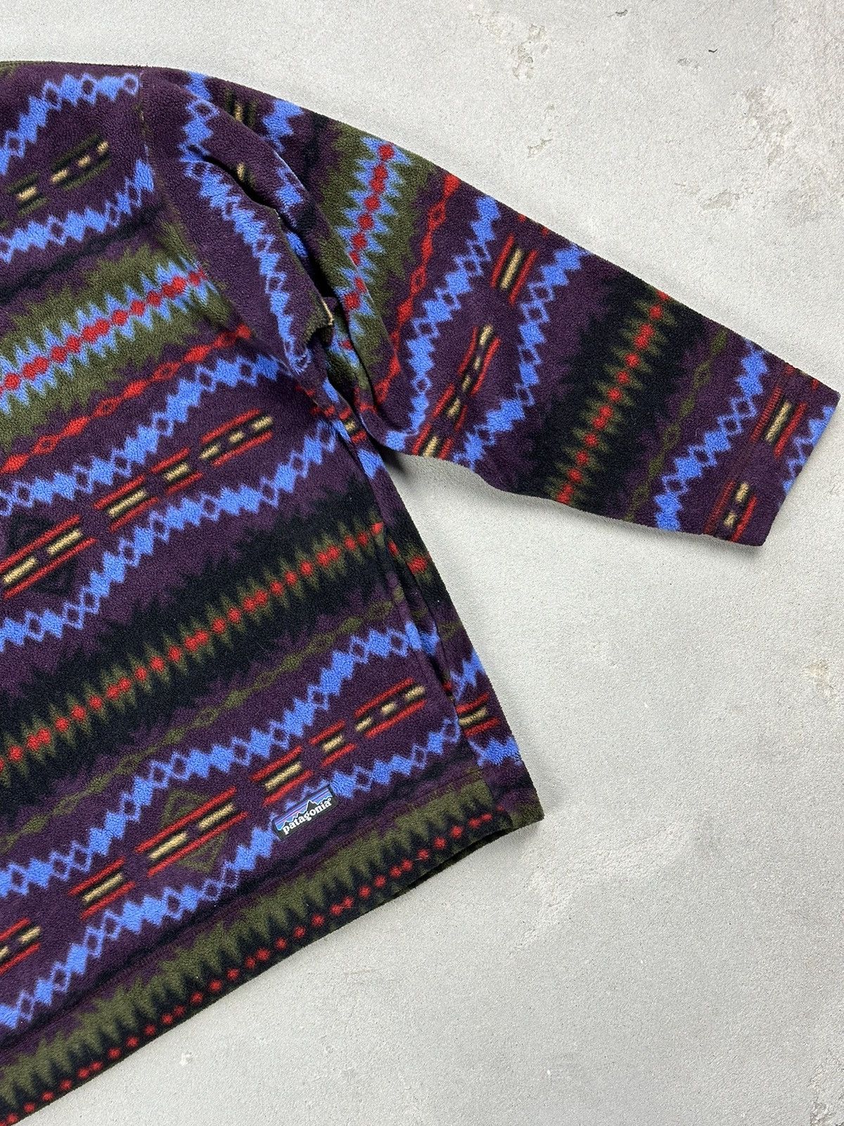 Patagonia 90s Patagonia Synchilla Aztec Fleece Size US S / EU 44-46 / 1 - 4 Thumbnail