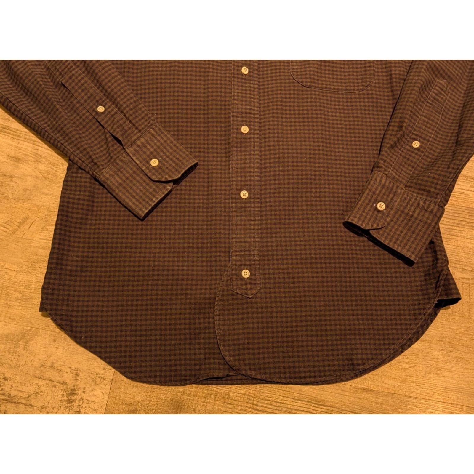 Brooks Brothers VINTAGE Brooks Brothers Black Fleece Thom Browne Cotton Gingham Shirt BB1 Small USA Boy or Mens? Size US S / EU 44-46 / 1 - 5 Thumbnail